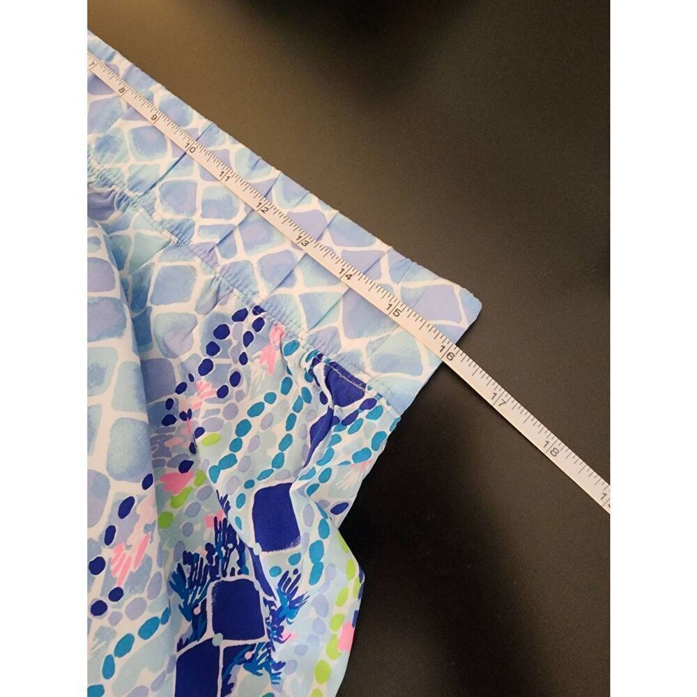 Lilly Pulitzer Blue Multi Wide Leg Pants - Picture 7 of 9